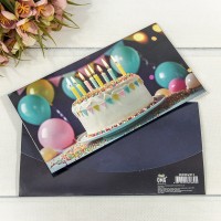 Конверт подарочный 16,5*9см 413 1/10 1/250 Арт: 003004/413