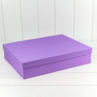 Коробки Прямоугольные Набор 1/10 46*36,5*10 Сиреневый 1/2 Арт: 721607/1537