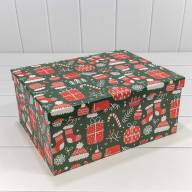 Коробки Прямоугольные Набор 1/10 34*26*15,3 &quot;Новый год&quot;-2306 1/6 Арт: 730604/2306 - Коробки Прямоугольные Набор 1/10 34*26*15,3 "Новый год"-2306 1/6 Арт: 730604/2306