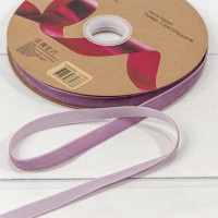 Лента Бархат 1,2см*25ярд Сиреневый 1/16 1/64 Арт: 592-12/40