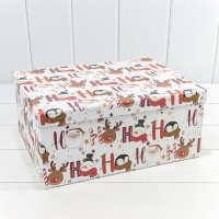 Коробки Прямоугольные Набор 1/10 34*26*15,3 "Новый год"-2656 1/6 Арт: 730604/2656