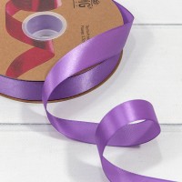 Лента Атласная Полиэстер класс А 2,5см*100ярд Аметистовый 1/8 1/32 Арт: 556-25/463