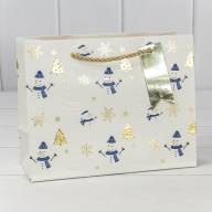 Пакет подарочный &quot;Новый год&quot; (микс 402) 23*18*10 210г 1/20 1/360 Арт: 300402EA - Пакет подарочный "Новый год" (микс 402) 23*18*10 210г 1/20 1/360 Арт: 300402EA