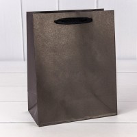Пакет подарочный Крафт Чёрный 18*23*10 180г 1/10 1/360 Арт: 000222E/11