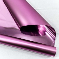 Плёнка 0,58*10м матовая металлизированная 65мкм Фиолетовый 1/30 Арт: 001328/5