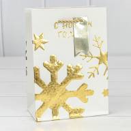 Пакет подарочный &quot;Новый год&quot; (микс 403) 14*20*8 210г 1/20 1/480 Арт: 300403G - Пакет подарочный "Новый год" (микс 403) 14*20*8 210г 1/20 1/480 Арт: 300403G