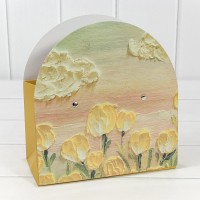 Пакет подарочный "Ваза для цветов" 22*23,5*10,5 260г без ручек (1) 1/10 1/200 Арт: 000240EA/1