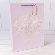 Пакет подарочный с тиснением "Букет" (микс) 31*42*12 210г 1/20 1/80 Арт: 000330A - Пакет подарочный с тиснением "Букет" (микс) 31*42*12 210г 1/20 1/80 Арт: 000330A