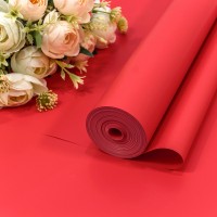 Плёнка 0,59*34м 900г "Корейская" 65мкм Малиновый 1/6 1/12 Арт: 90038/192