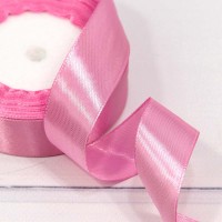 Лента Атласная Сатин 2,5см*25ярд Светлый розово-лиловый 1/5 1/300 Арт: 562-25/181