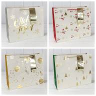 Пакет подарочный &quot;Новый год&quot; (микс 401) 39,5*33*15 210г 1/20 1/80 Арт: 300401AA - Пакет подарочный "Новый год" (микс 401) 39,5*33*15 210г 1/20 1/80 Арт: 300401AA