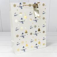 Пакет подарочный &quot;Новый год&quot; (микс 402) 33*45*15 210г 1/20 1/80 Арт: 300402A - Пакет подарочный "Новый год" (микс 402) 33*45*15 210г 1/20 1/80 Арт: 300402A