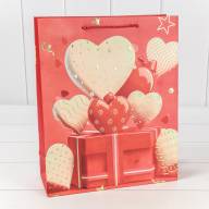 Пакет подарочный с тиснением "Сердца" (микс 110) 26*32*10 210г 1/20 1/240 Арт: 000110C - Пакет подарочный с тиснением "Сердца" (микс 110) 26*32*10 210г 1/20 1/240 Арт: 000110C