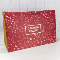 Пакет подарочный "Новый год" (406) 64*42*20 210г 1/20 1/60 Арт: 300406NA