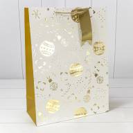 Пакет подарочный &quot;Новый год&quot; (микс 401) 33*45*15 210г 1/20 1/80 Арт: 300401A - Пакет подарочный "Новый год" (микс 401) 33*45*15 210г 1/20 1/80 Арт: 300401A